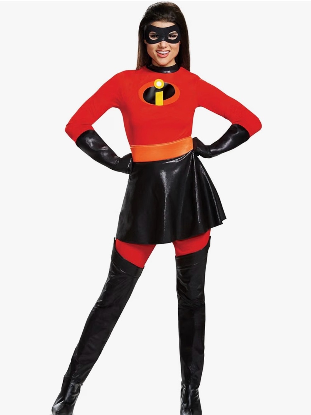 Kids Incredibles Red and Black Superhero Costume